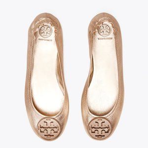 NWT Minnie Travel Ballet Flat in Rose Gold